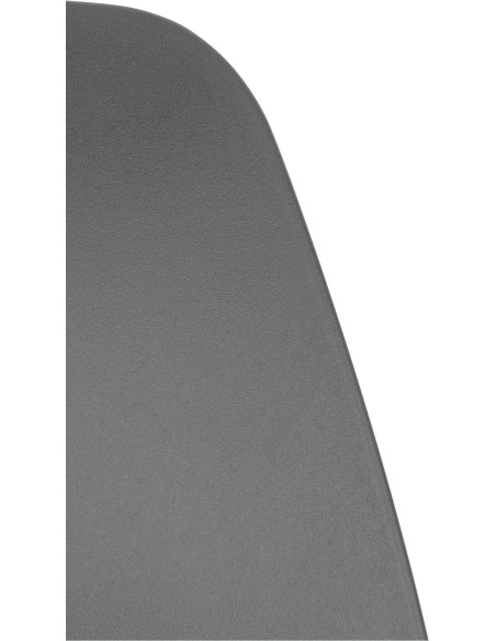 Tabouret de bar moderne en Polyuréthane Polypropylène Blanc Métal Argenté Brillant Indiao - 8