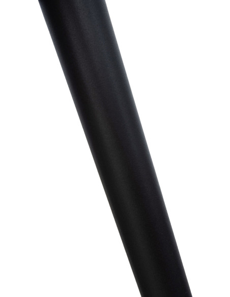 Fauteuil de table moderne en Polyuréthane Rouge Métal Noir Kakuro - 7