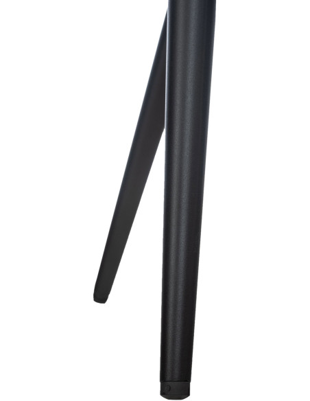 Fauteuil de table moderne en Polyuréthane Blanc Métal Noir Kakuro  - 8