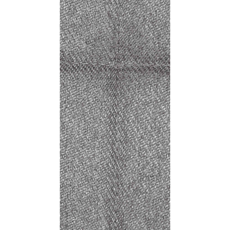 Fauteuil moderne scandinave en Tissu Gris clair Bois de hêtre Naturel Mazzio - 6