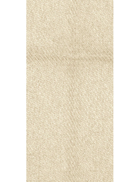 Fauteuil moderne scandinave en Tissu Blanc crème Bois de hêtre Naturel Mazzio - 6