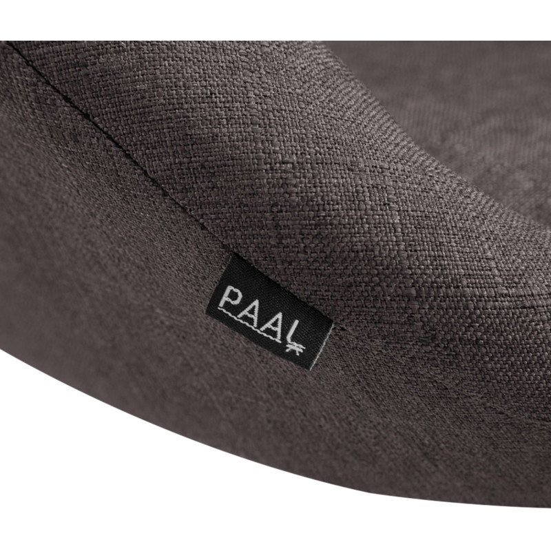 Tabouret de bar original en Tissu Gris foncé Métal Noir Scando - 6