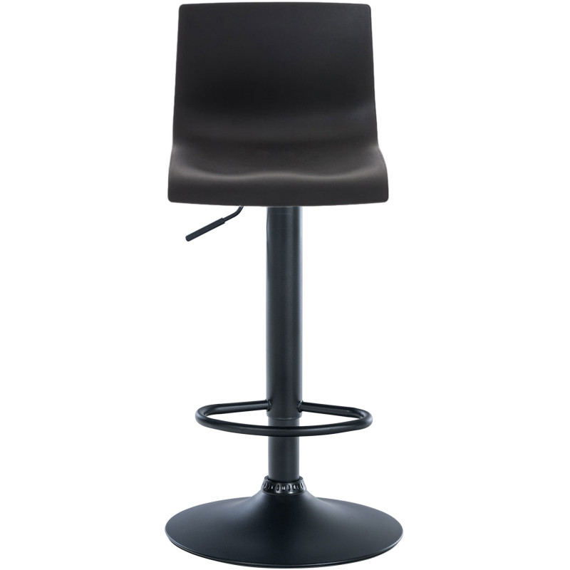 Tabouret de bar moderne en Polypropylène Noir Métal Noir Stano - 3