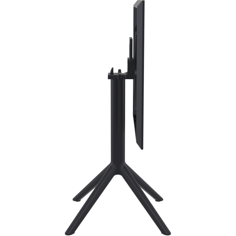 Table extérieure pliante Carrée 2 personnes en Polypropylène Noir Walna - 4