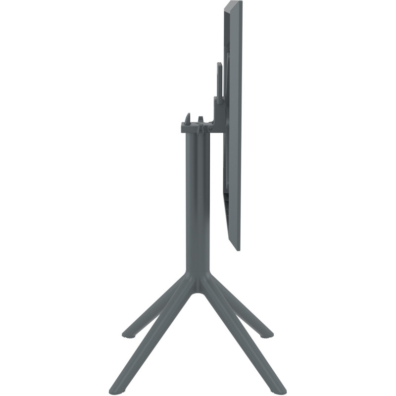 Table extérieure pliante Carrée 2 personnes en Polypropylène Gris foncé Walna - 4