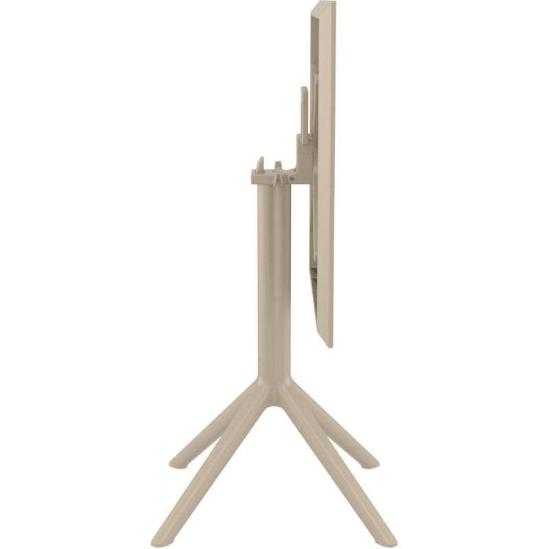 Table extérieure pliante Carrée 2 personnes en Polypropylène Taupe Walna - 4