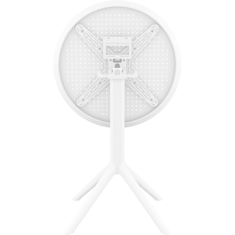 Table extérieure pliante Ronde 2 personnes en Polypropylène Blanc Walna - 2