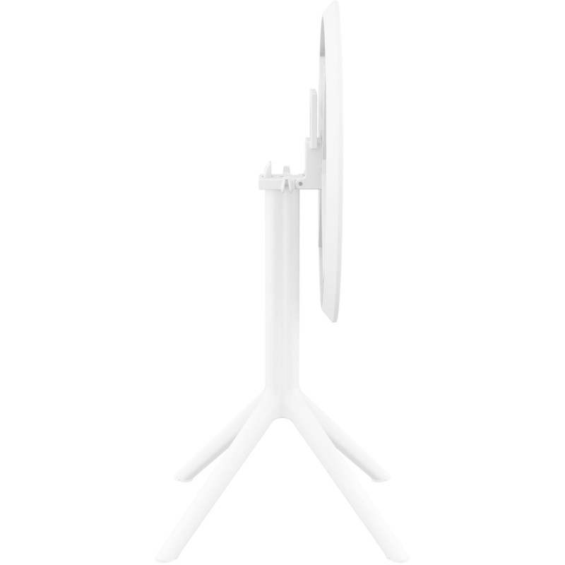 Table extérieure pliante Ronde 2 personnes en Polypropylène Blanc Walna - 4