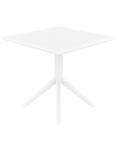 Table extérieure pliante Carrée 4 personnes en Polypropylène Blanc Walna - 2