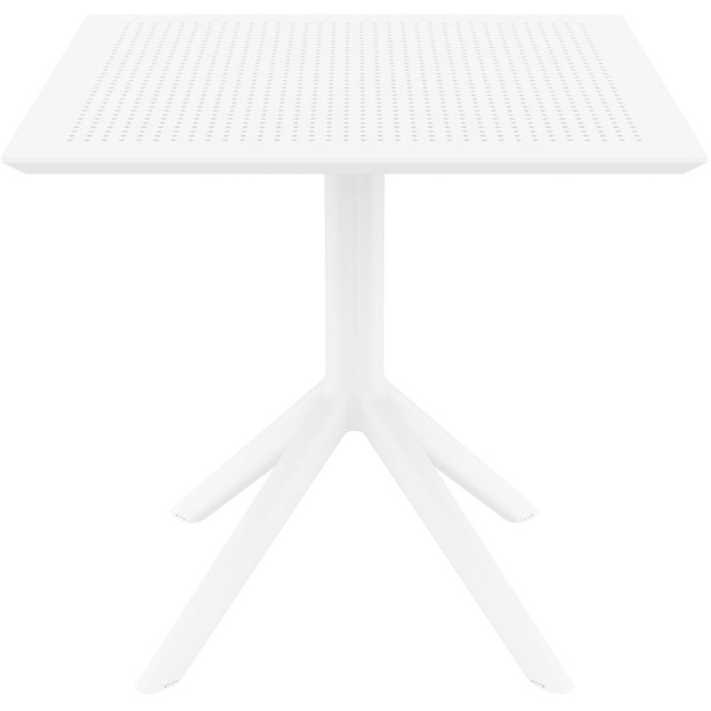 Table extérieure pliante Carrée 4 personnes en Polypropylène Blanc Walna - 3
