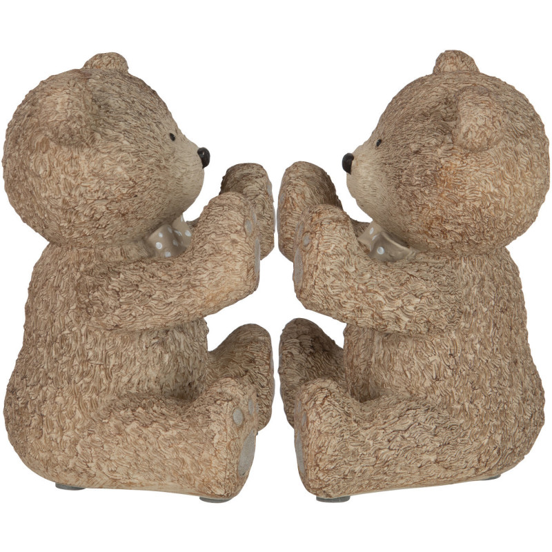 Serre livres déco Oursons avec noeud 15 cm - 2