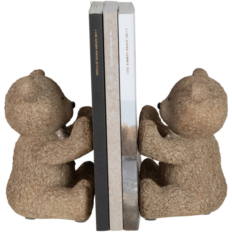 Serre livres déco Oursons avec noeud 15 cm - 3