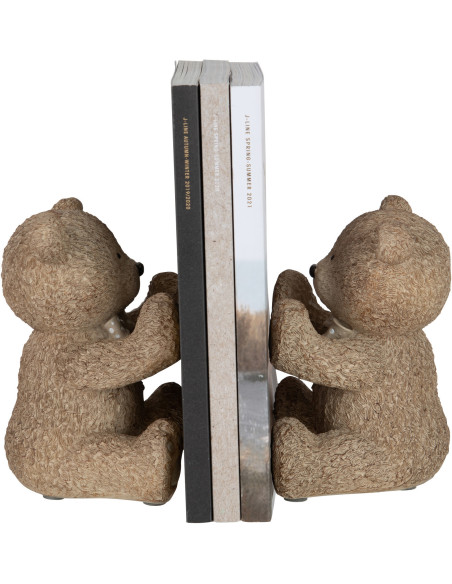 Serre livres déco Oursons avec noeud 15 cm - 3