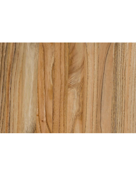 Tabouret de bar original en Bois massif Marron noyer Métal Noir Mat Nino - 4