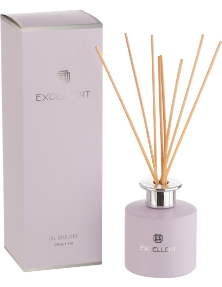 Diffuseur de parfum Senteur Boisée Siberia Fir Excellent 150 ml en Verre Blanc - 1