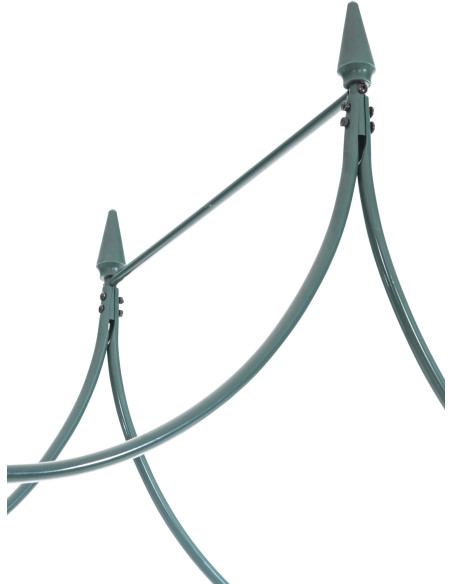 Arche de jardin style Mid-century Modern en Fer forgé Vert Avia - 4