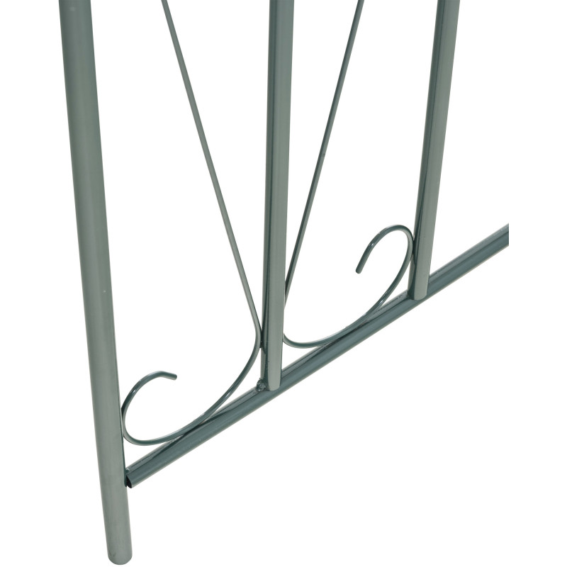 Arche de jardin style Mid-century Modern en Fer forgé Vert Avia - 6