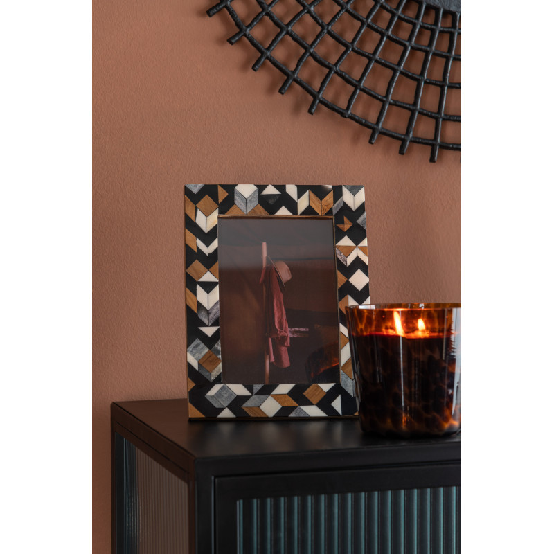 Bougie parfumée XL Boisée 50 heures Noa Parfum Bois de Santal avec photophore en Verre Marron - 2