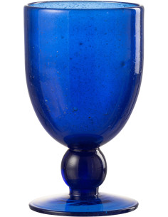 Verre à vin Lisboa en Verre Bleu - 1