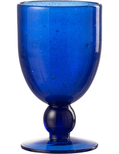 Verre à vin Lisboa en Verre Bleu - 1