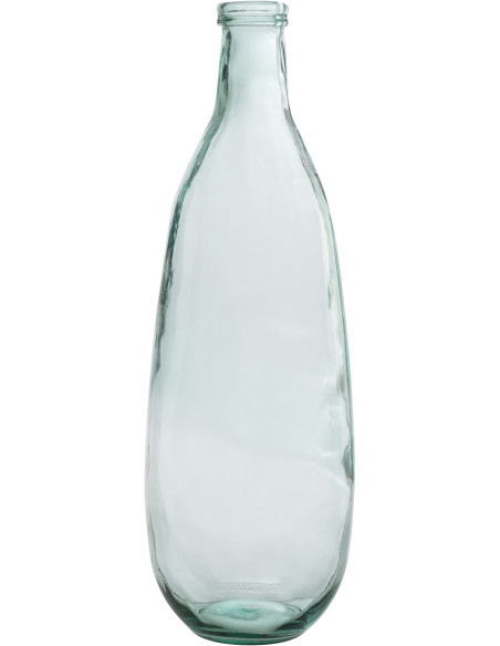 Vase Bouteille XXL Andala Hauteur 75 cm en Verre Transparent - 1