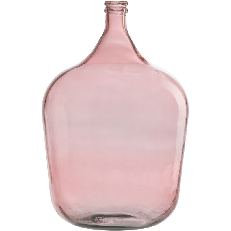 Vase Dame Jeanne XL Terra Hauteur 55 cm en Verre Rose - 1