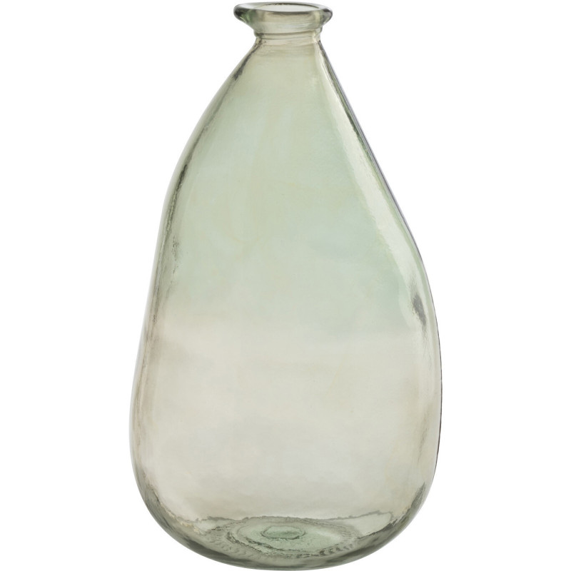 Vase Dame Jeanne Kléo Hauteur 35 cm en Verre Vert d'eau J-Line - 1