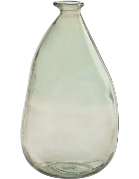 Vase Dame Jeanne Kléo Hauteur 35 cm en Verre Vert d'eau J-Line - 1