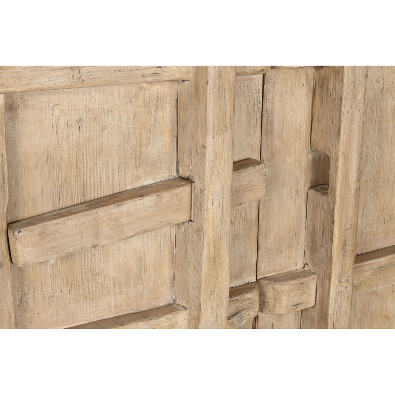 Armoire originale 2 portes Bois d'orme massif Naturel Stroni - 3