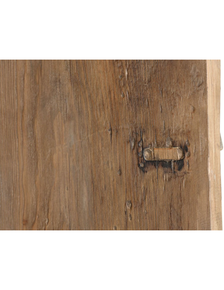 Armoire originale 2 portes Bois d'orme massif Naturel Stroni - 6