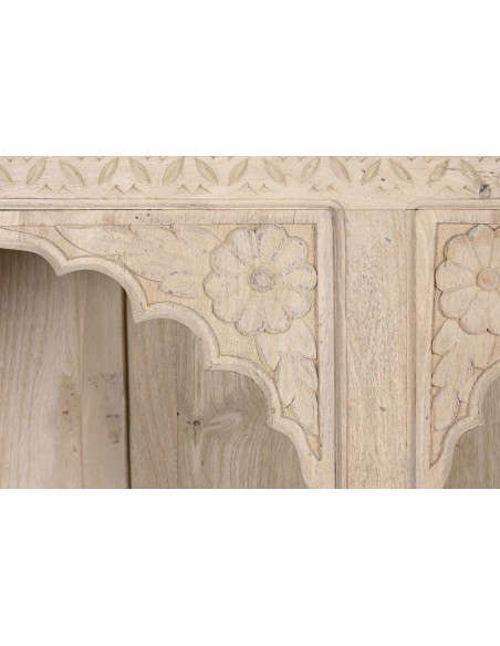 Bibliothèque moderne 6 étagères Bois Naturel Spring - 4