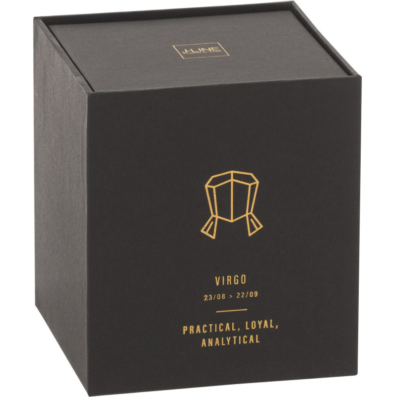 Bougie parfumée XL Fraîche 50 heures Astro Vierge Parfum Rainbow Reef avec photophore en Verre Noir - 2
