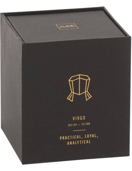 Bougie parfumée XL Fraîche 50 heures Astro Vierge Parfum Rainbow Reef avec photophore en Verre Noir - 2
