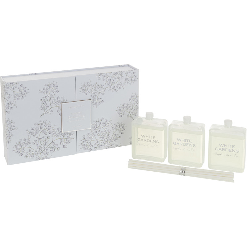Diffuseur de parfum Diffuseur de parfum Senteur Florale Sapphire Amber Tea White Gardens 150 ml en Verre - 1