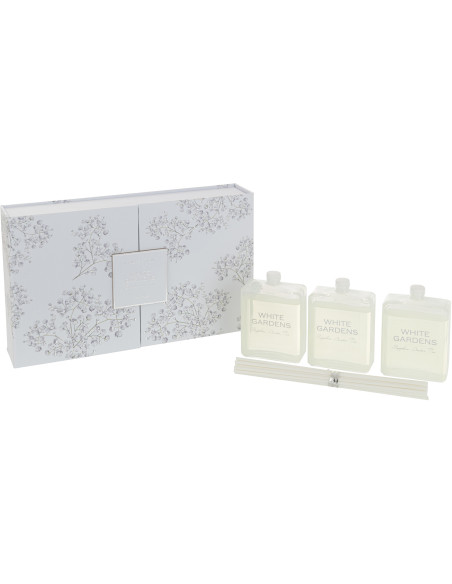 Diffuseur de parfum Diffuseur de parfum Senteur Florale Sapphire Amber Tea White Gardens 150 ml en Verre - 1