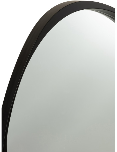 Miroir Mural Irrégulier XL Giles en Bois Noir - 3