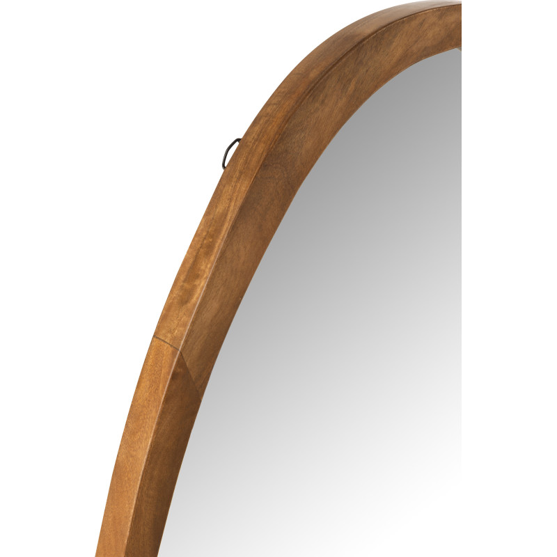Miroir Mural Irrégulier Vince en Bois de manguier Marron - 2