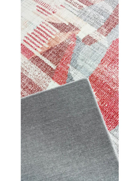 Tapis long de couloir Moderne Moderne Rectangulaire 60x240 en Polyester Motif abstrait Rylan - 2