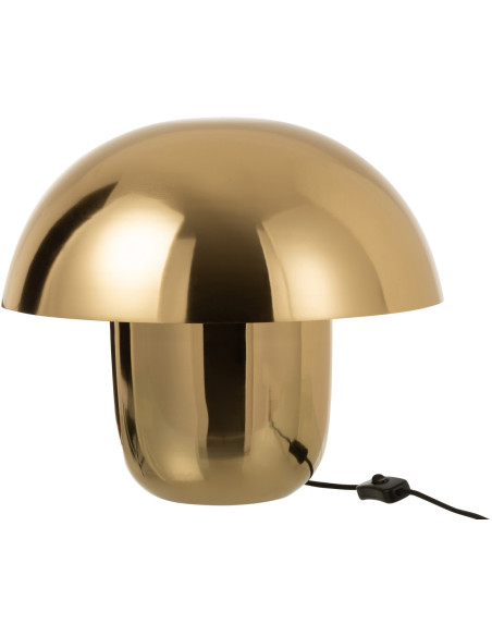 Lampe à poser Champignon Fungo 40 cm en Métal Doré - 1