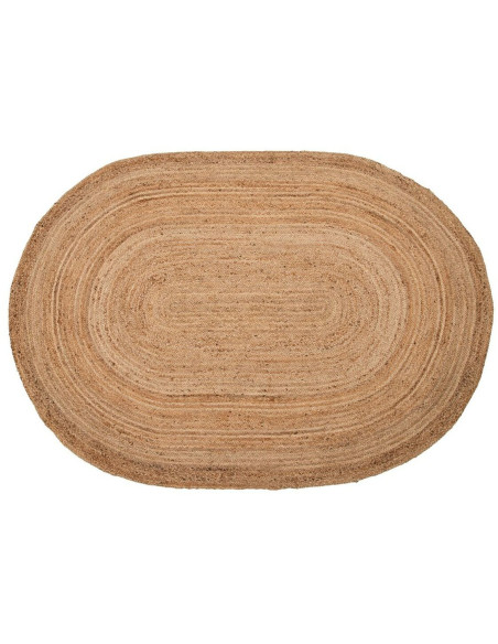 Tapis Moderne XL Ovale 200x290 en Jute Naturel Inka - 1