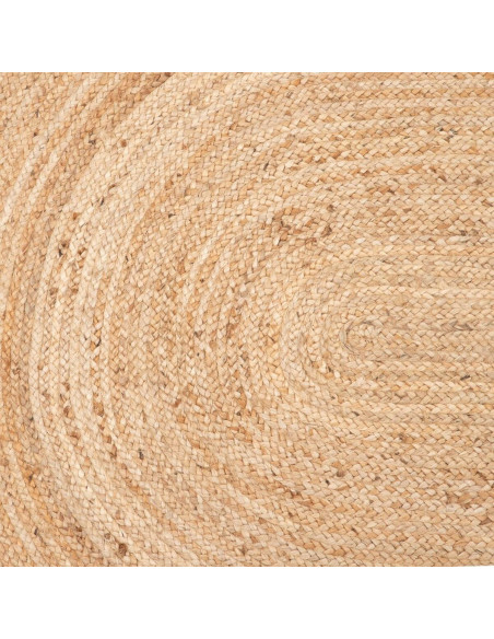 Tapis Moderne XL Ovale 200x290 en Jute Naturel Inka - 3