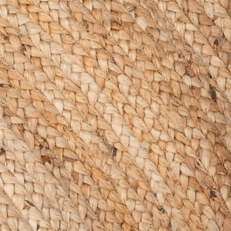 Tapis Moderne XL Ovale 200x290 en Jute Naturel Inka - 5