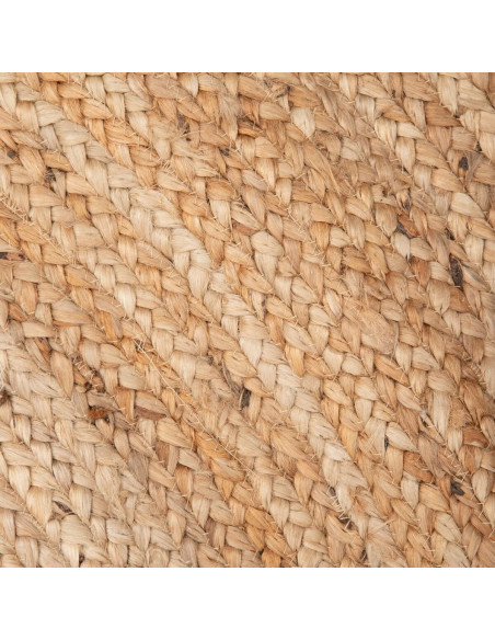 Tapis Moderne XL Ovale 200x290 en Jute Naturel Inka - 5