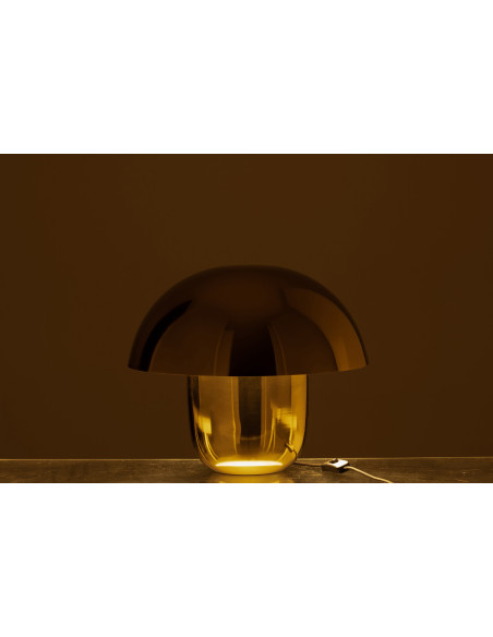 Lampe à poser Champignon Fungo 40 cm en Métal Doré - 4
