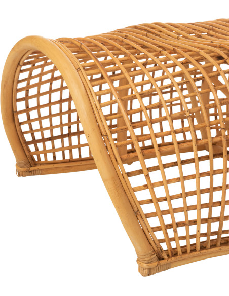 Banc 4 places 190 cm Roni en Rotin Naturel - 5