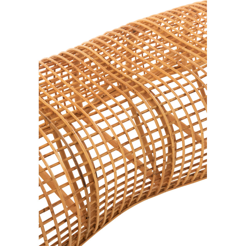 Banc 4 places 190 cm Roni en Rotin Naturel - 7