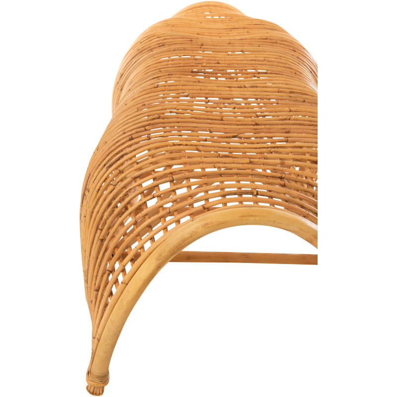 Banc 4 places 190 cm Roni en Rotin Naturel - 8