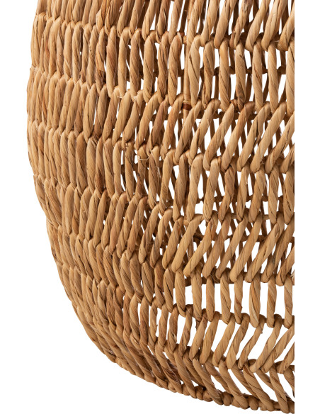 Ensemble table basse 2 tabourets jacinthe d'eau naturelle J-Line - 4
