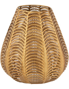 Photophore original Hauteur 25 cm en Métal Doré Gala - 1