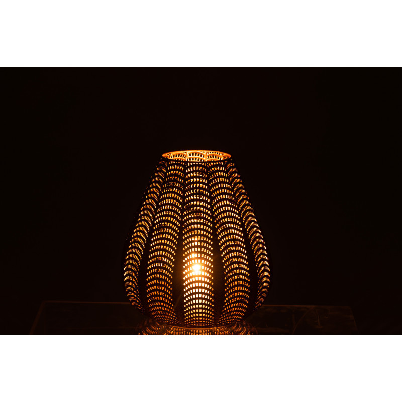 Photophore original Hauteur 31 cm en Métal Doré Gala - 3